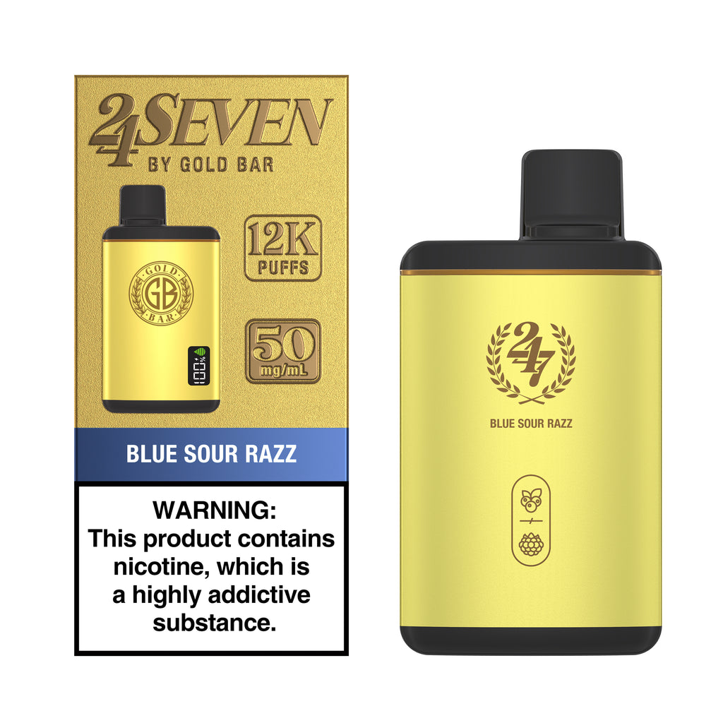 Gold Bar 24 Seven - Blue Sour Razz